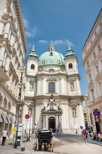 Церковь Святого Петра в Вене — стоковое фото
