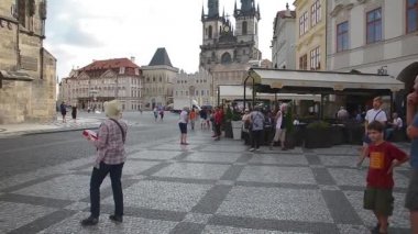 Prag'ın eski şehir Meydanı - Prag - çek görünümünü