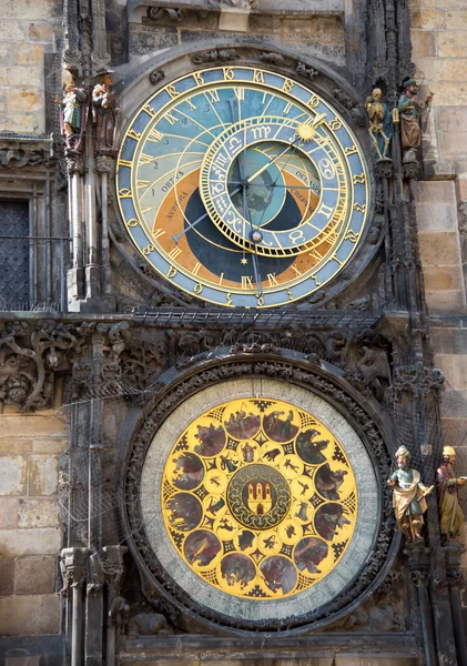 Torre del reloj astronómico en Praga - Czach — Foto de Stock