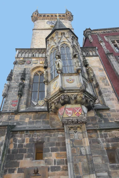 Astronomical clock tower i Prag - Czach — Stockfoto
