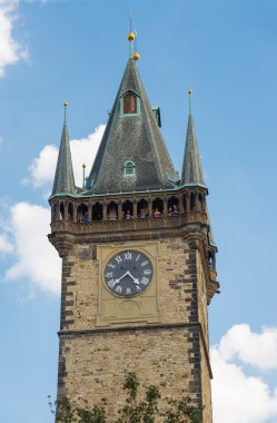 Visitors on Clock Tower Prague - Czech Republic