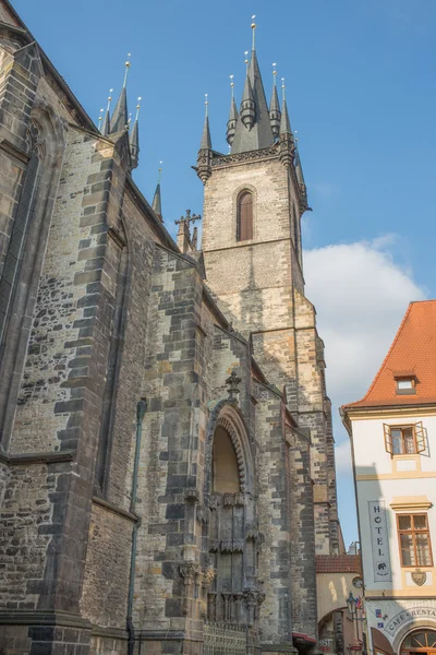 The Tyn Church in Prague - Czech Republic — Stock fotografie