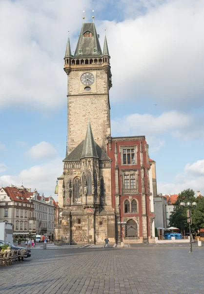 Boční pohled na staré radnici - Praha - Česká republika — Stock fotografie