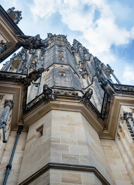 Экстерьер собора Св. Витта в Праге — стоковое фото