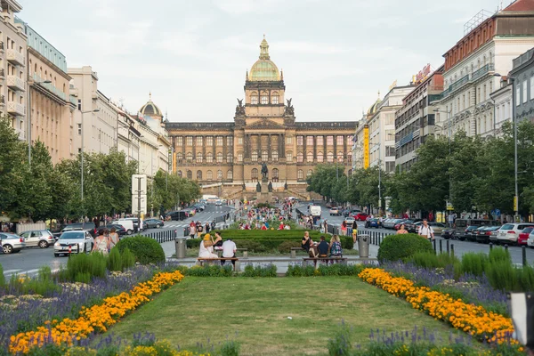 Piazza Venceslao - Praga — Foto Stock