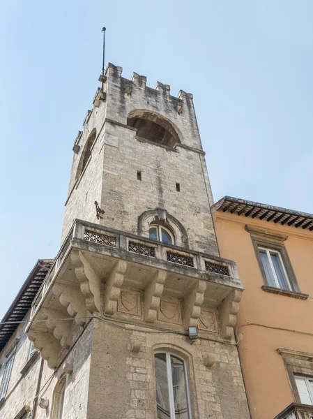 Dettagli architettonici dell'Ascoli Piuceno IT — Foto Stock