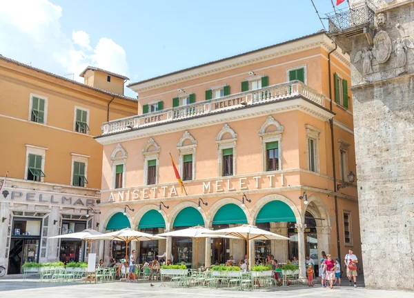 Caffe Meletti - Ascoli - het — Stockfoto