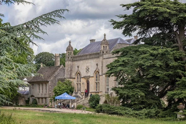 Main Entrance Lacock Abbey Lacock Wiltshire July 2021 — Stockfoto