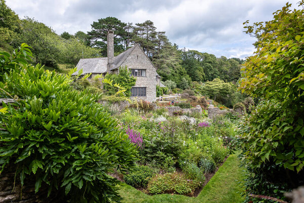 D'Oyly Carte family country house and exotic gardens  at Coleton Fishacres, Kingswear, Devon, UK on 30 July 2021