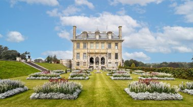 Kingston Lacy Country House and Estate 5 Eylül 2021 'de Wimborne Minster, Dorset, İngiltere yakınlarında.