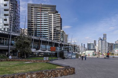 NewQuay gezinti güvertesi, Melbourne, Avustralya 'da 15 Aralık 2025