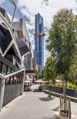 Avustralya 'nın Melbourne şehrinde 15 Aralık 2025 tarihinde Iconic 108 gökdeleni