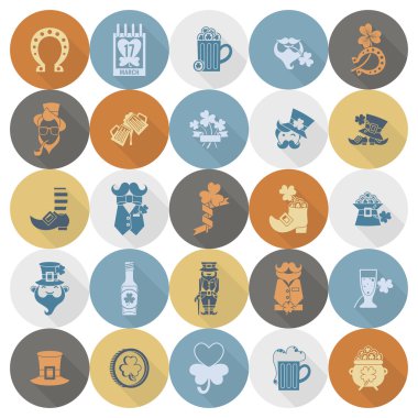 Saint Patricks Day Icon Set