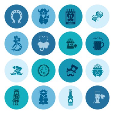Saint Patricks Day Icon Set