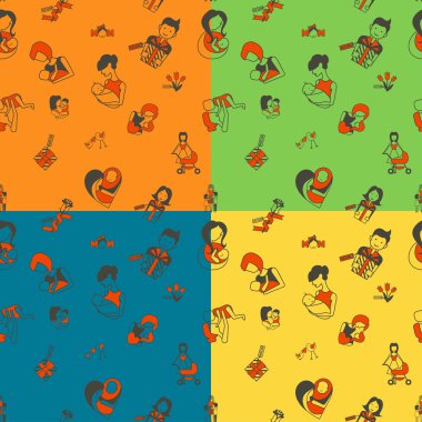 Anneler günü Seamless Modeli