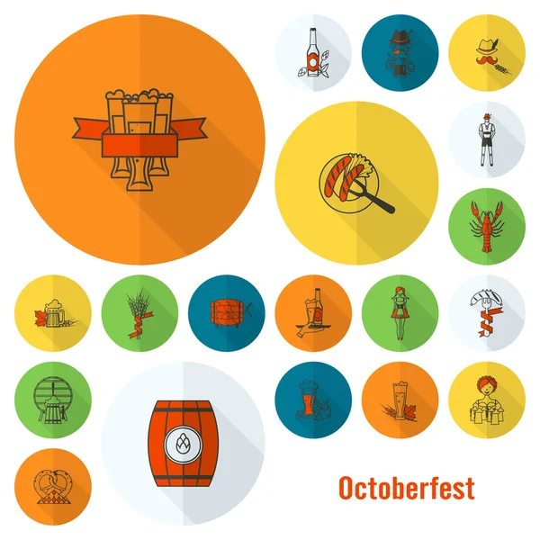 Festiwal piwa oktoberfest — Wektor stockowy