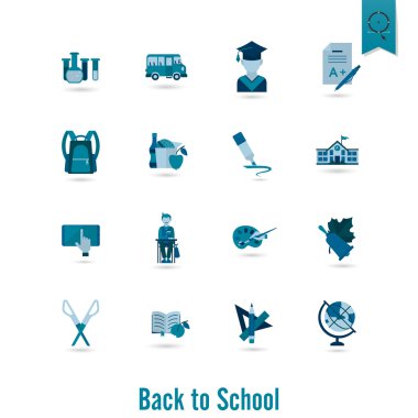 okul ve eğitim simgeleri