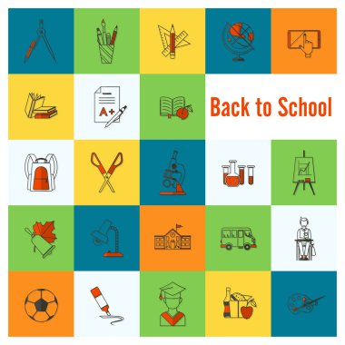 okul ve eğitim simgeleri