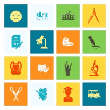 okul ve eğitim simgeleri