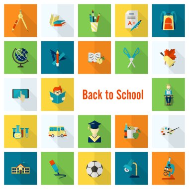 okul ve eğitim simgeleri