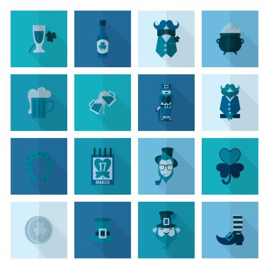 Saint Patricks Day Icon Set