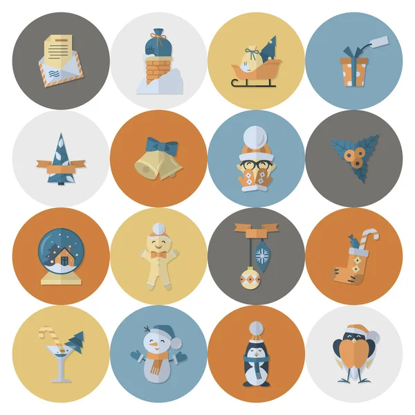 Noel ve Kış simgeleri koleksiyonu