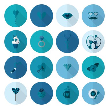 mutlu Sevgililer günü simgeler