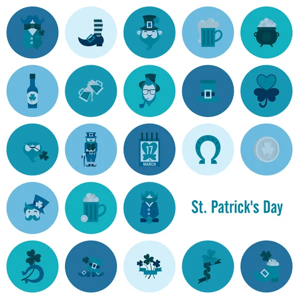 Набір іконок Дня Святого Патріка — стоковий вектор