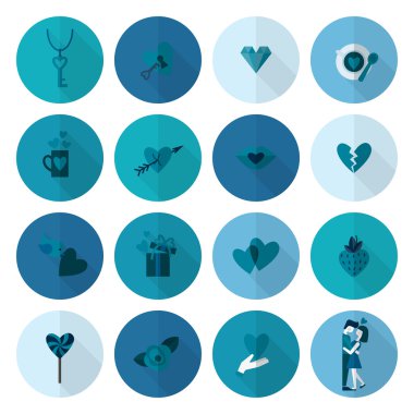 mutlu Sevgililer günü simgeler