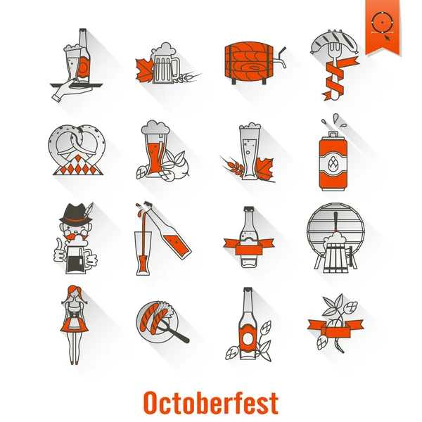 Festival della birra oktoberfest — Vettoriale Stock