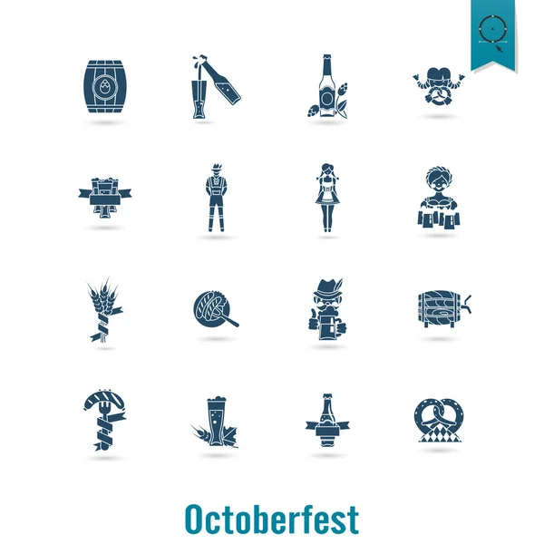 Festival de cerveza oktoberfest — Vector de stock