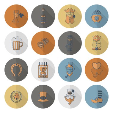Saint Patricks Day Icon Set