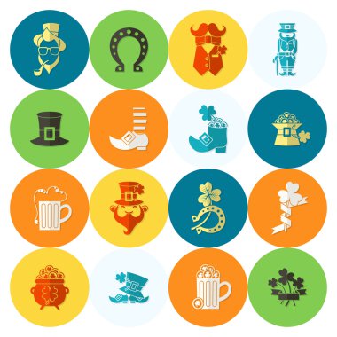 Saint Patricks Day Icon Set