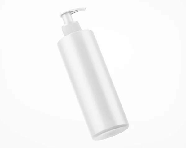 White Soap Matte Bottle Mockup — Stock Photo, Image