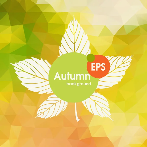 Simple Autumn Background — Stock Vector