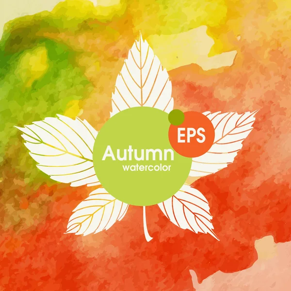 Creative Autumn Background — Stock Vector