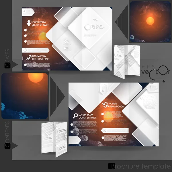 İş Broşürü Şablonu Tasarımı