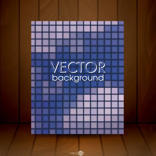 Mosaico telhas textura fundo — Vetor de Stock