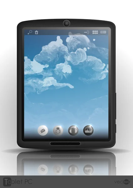 Tablet PC, mobiele telefoon — Stockvector