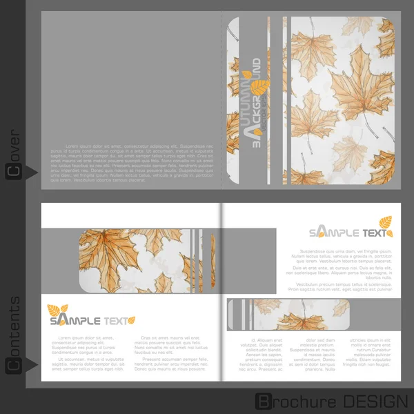 Brochure Template Design — Stock Vector