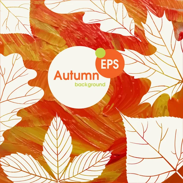 Magic Autumn Background — Stock Vector