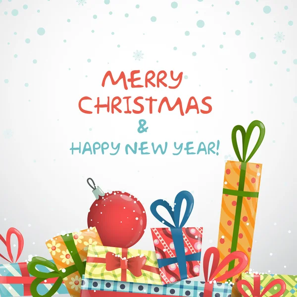 Joyeux Noël et bonne année — Image vectorielle