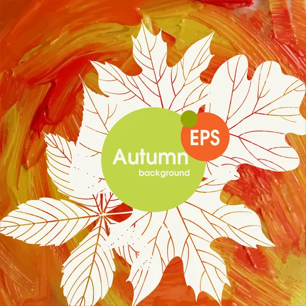 Magic Autumn Background — Stock Vector