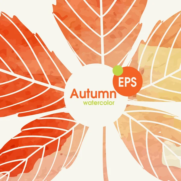 Simple Autumn Background — Stock Vector