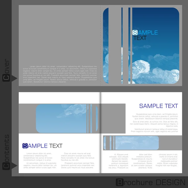 Conception du modèle de brochure — Image vectorielle
