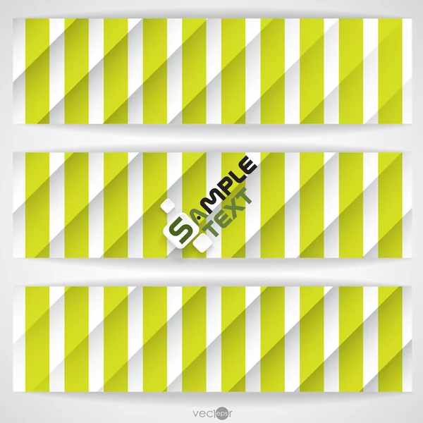 Green And White Striped Background. — Stock Vector