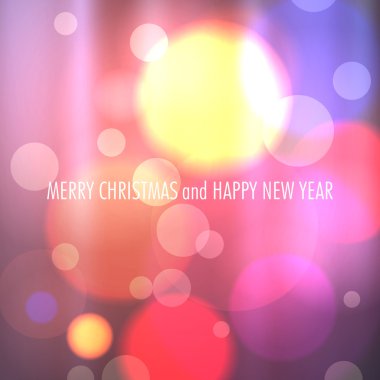 Kış Noel Bokeh arka plan bulanık