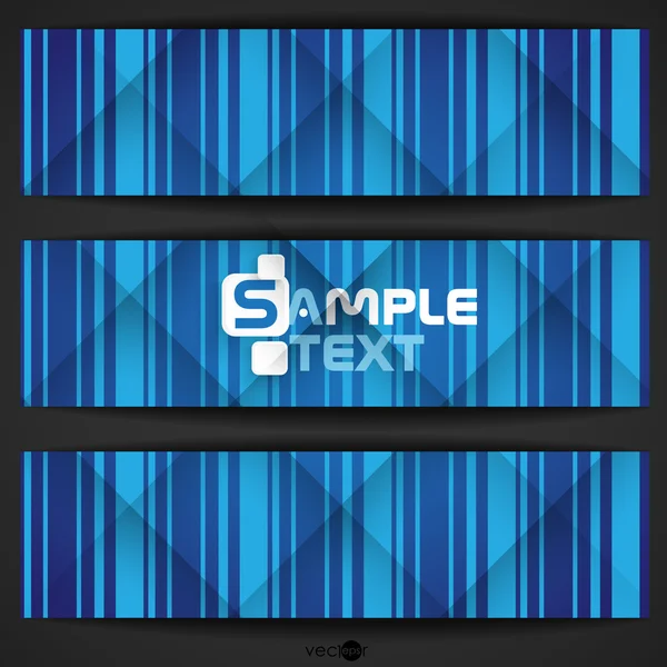Abstract blue stripe achtergrond — Stockvector