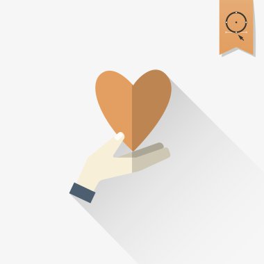 Mutlu Sevgililer günü simgesi