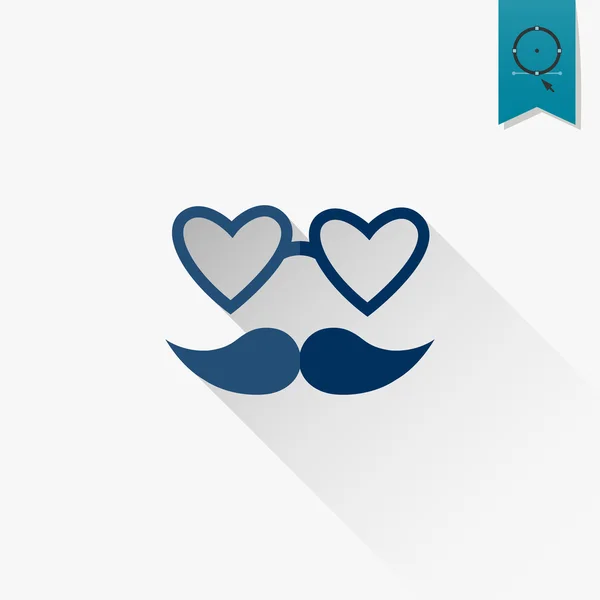 Happy Valentines Day pictogram — Stockvector